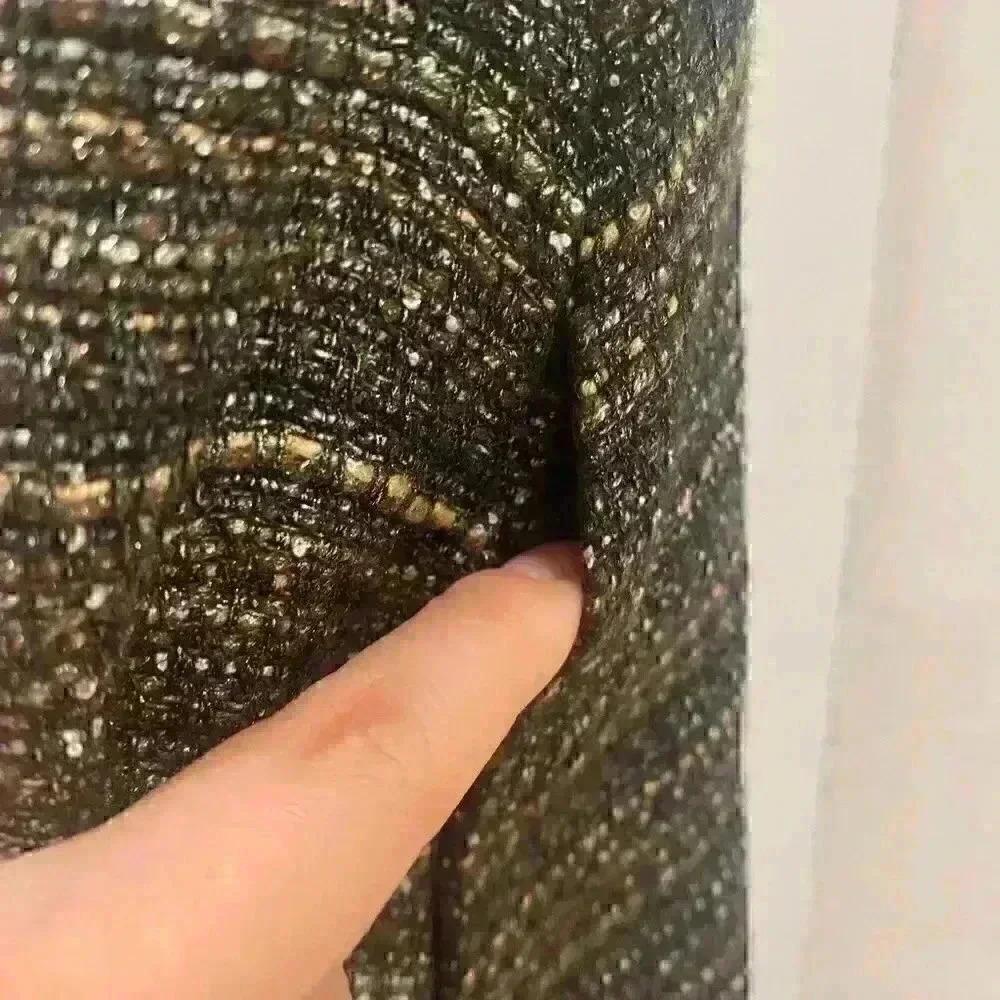 Anthropologie MOULINETTE SOURS Glissade
Shimmer Metallic Tweed Dress - Picture 8 of 11